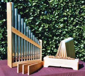 Organo portativo smontabile (3 piedi)